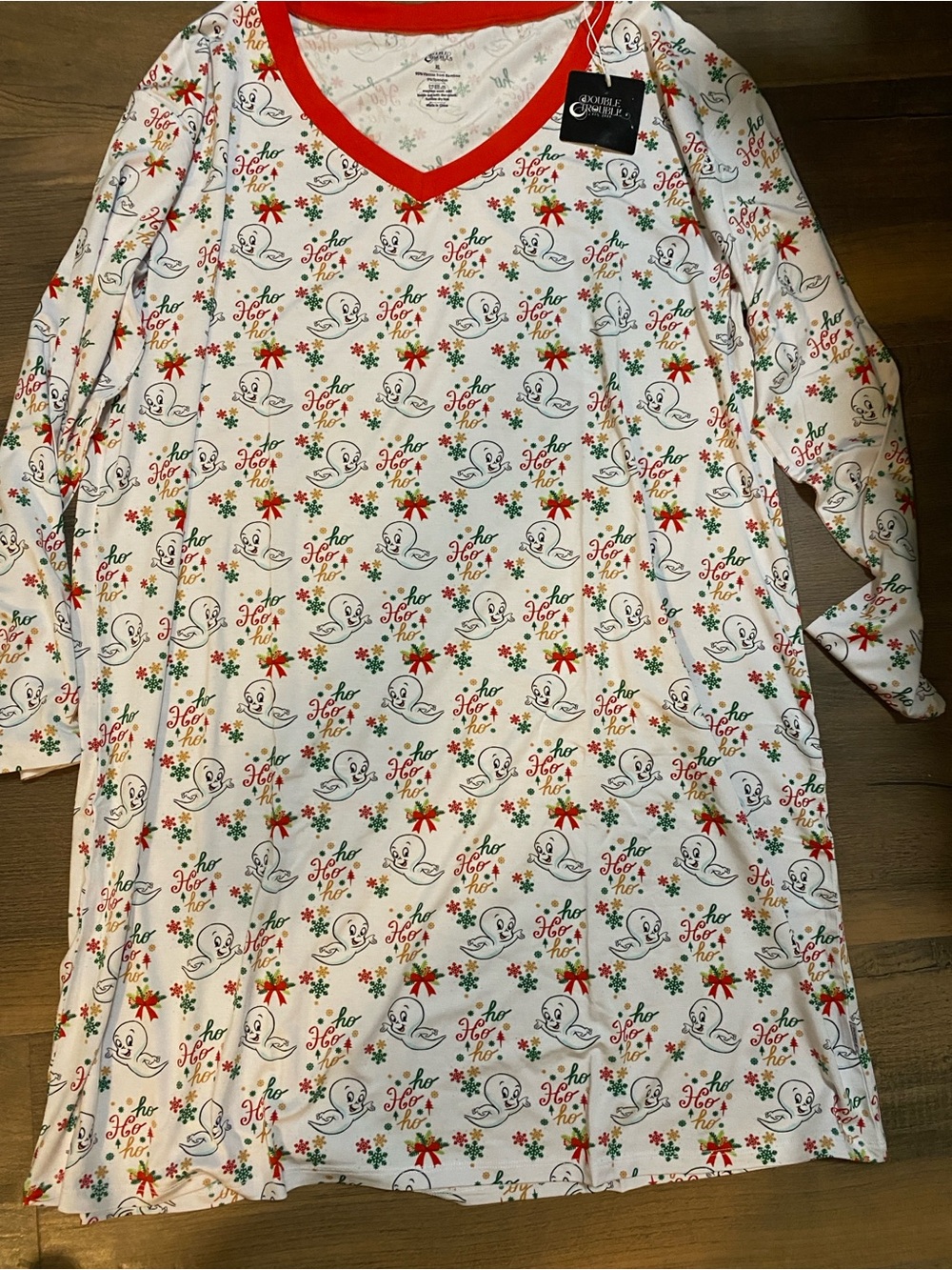 Womens bamboo long sleeve Moo Moo XL NWT